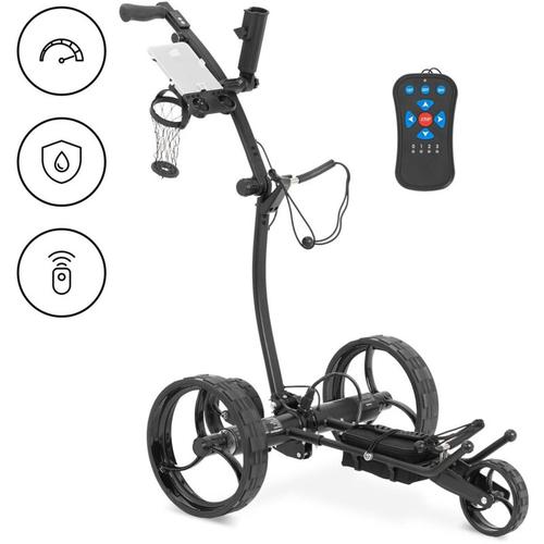 Elektrischer Golftrolley faltbar Fernbedienung 20 kg Aluminium Elektro-Golfcaddy