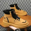 Schuhe Winter Herren Arbeitsstiefel für Männer Sicherheitsschuhe Herrenschuh Herren Lederstiefel