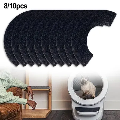 8PCS/10PCS Activated Carbon Filters For Litter Robot 4 | Carbon Filter Easy Litter & Housebreaking