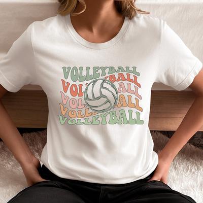 TEMU Volleyball Shirt, High Quality T-shirt, 100 Cotton Volleyball Lovers Tee, Volleyball Season Shirts, Volleyball Team T-shirs