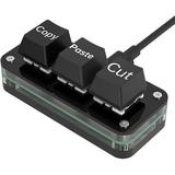 Copy Keyboard One handed Macro Keypad Cut Copy Paste Keyboard 3 key Shortcut Keyboard for PC MAC LAPTOP Programmable Mechanical Keyboard for Working and Gaming