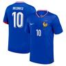 France Nike Home Stadium Shirt 2024 with Nkunku 10 printing