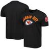 Men's Pro Standard Black Kansas City Chiefs Team Classic Bristle Slim-Fit T-Shirt