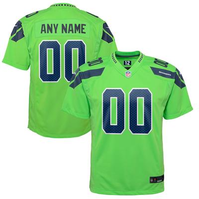 Seattle Seahawks Nike Game Sekundär Ausweichtrikot - Personalisiert - Jugendliche Image