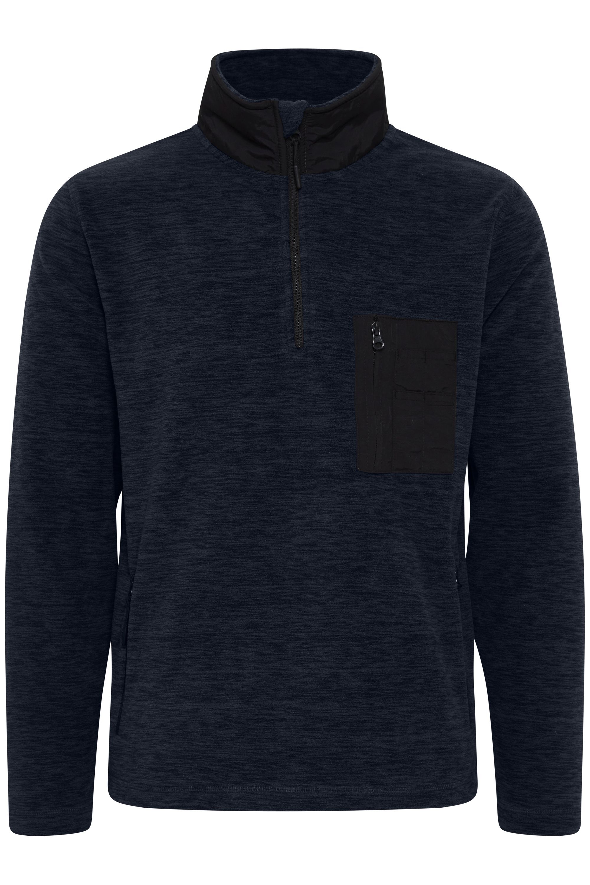 Outdoorjacke INDICODE "Troyer IDWimort", Herren, Gr. L, blau (navy mix), Obermaterial: 100% Polyester PES., Pullover Outdoorjacke