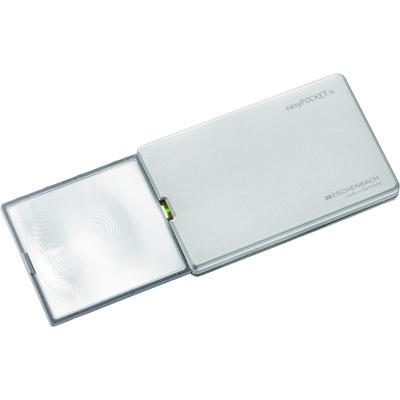 ESCHENBACH OPTIK Taschenlupe "easyPOCKET", silber, Lupen, im Scheckkartenformat + Licht Image