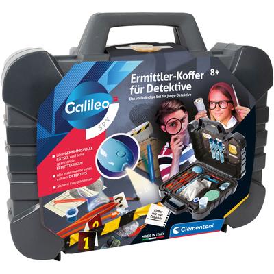 Experimentierkasten CLEMENTONI "Galileo Lab, Ermittler-Koffer für Detektive" Experimentierkästen bunt Kinder Made in Europe