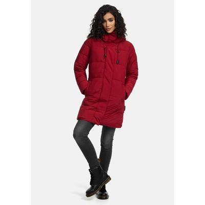 Winterjacke MARIKOO "Kaituu XVI", Damen, Gr. M, rot (dunkelrot), Obermaterial: 100% Polyester; Innenmaterial: 100% Polyester; Futter/Wattierung: 100% Polyester, Jacken, mit großer Kapuze Image