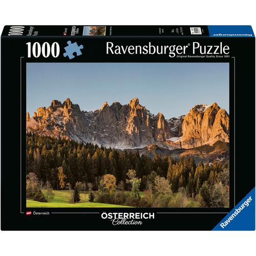 Puzzle RAVENSBURGER ""Österreich Collection, Farbenpracht am Wilden Kaiser"" Puzzles bunt Kinder Made in Germany; FSC - schützt Wald weltweit