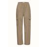 Stoffhose ICHI ""Stoffhose IHKecia"", Damen, Gr. 36, N-Gr, grün (khaki as cut), Obermaterial: 100% Polyester PES., casual, regular fit normal, Hosen