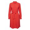 Blusenkleid ICHI ""Blusenkleid IHMain"" Gr. 38, rot (poppy rot) Damen Kleider