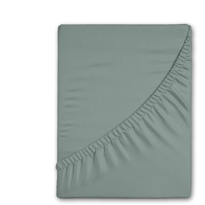 Spannbettlaken GOOD MORNING "Flanell", sage grün, B:140cm L:200cm, Flanell, Obermaterial: 100% Baumwolle, Laken, Baumwolle, Flanell, Biber, Rundumgummi, 25 cm Höhe Image