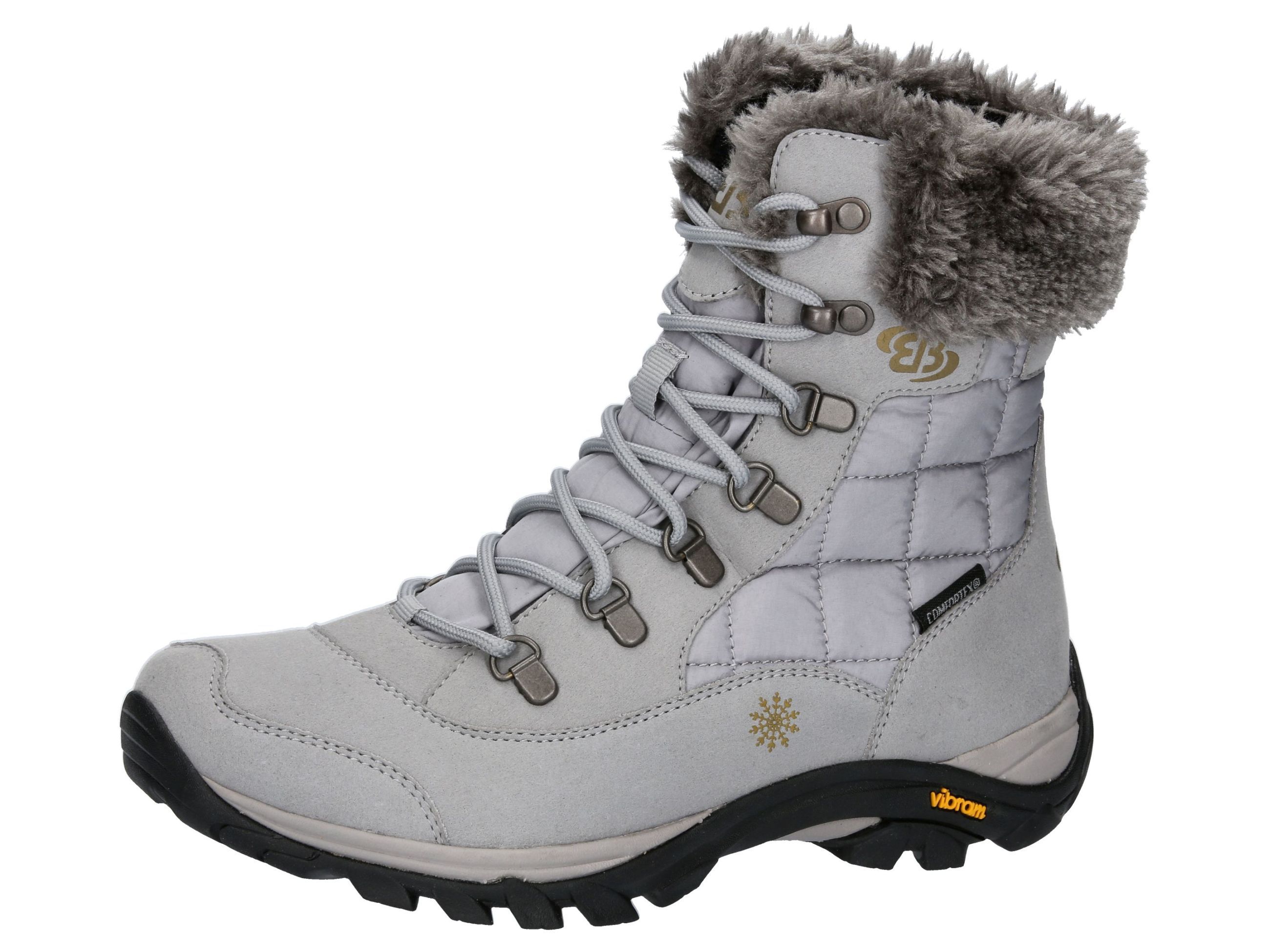 Winterstiefel BRÜTTING "Winterboot Himalaya", Damen, Gr. 40, grau, Synthetik, Schuhe Winterstiefel, Topseller