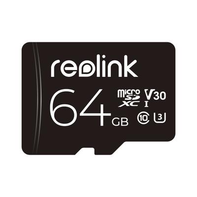 REOLINK Speicherkarte "64GB microSD-Karte" Speicherkarten UHS-I, Klasse 10, U3 Gr. 64 GB, schwarz