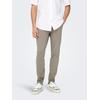 Chinohose ONLY & SONS "ONSMARK SLIM GW 0209 PANT NOOS", Herren, Gr. 32, Länge 32, grün (vintage khaki), Web, Obermaterial: 64% Viskose, 31% Polyester, 5% Elasthan, unifarben, modisch, slim fit knöchellang, Hosen