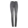 Röhrenjeans ICHI ""Röhrenjeans IHErin"" Gr. 27, Länge 32, grau (light washed) Damen Jeans