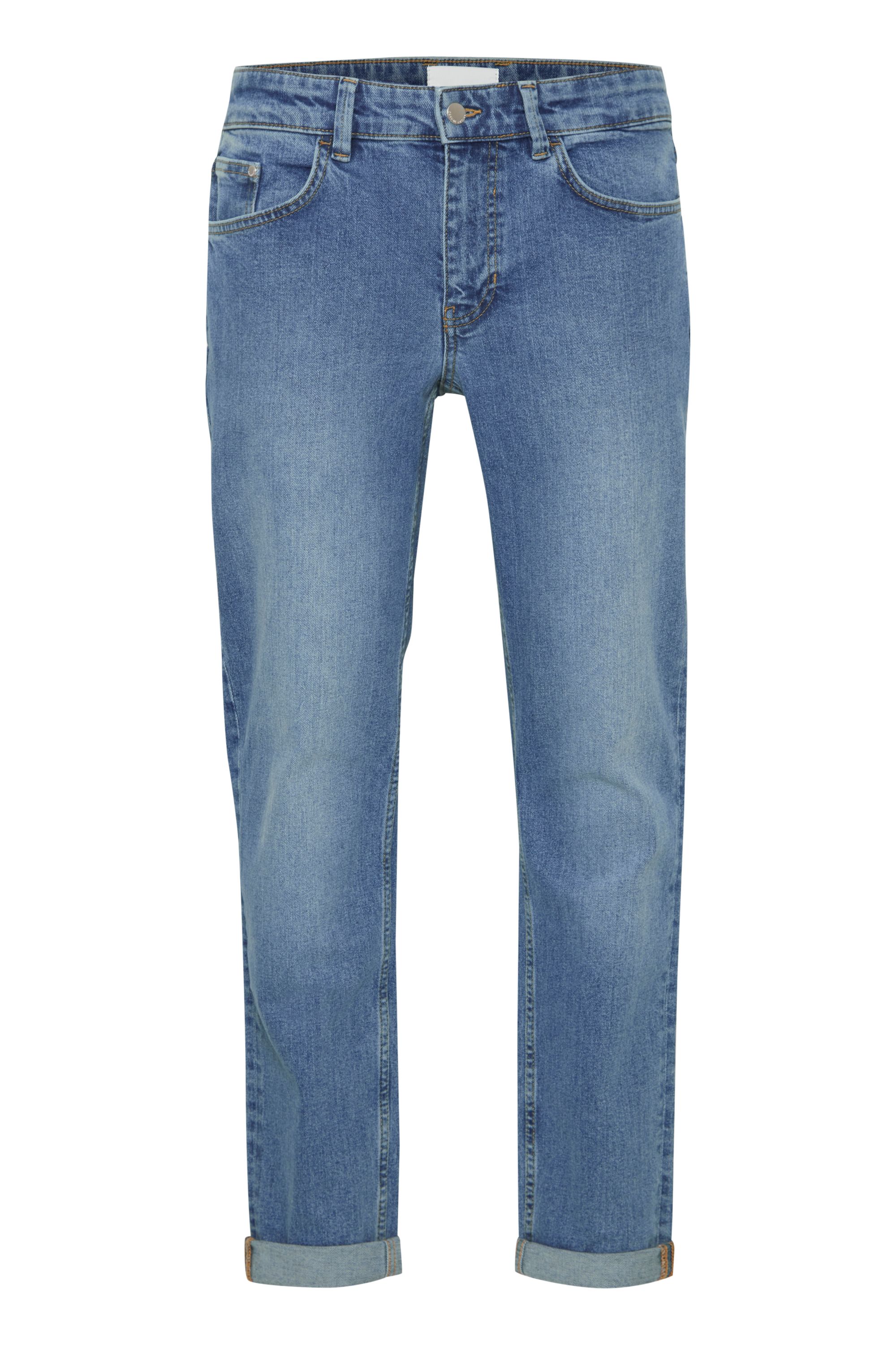 Comfort-fit-Jeans CASUAL FRIDAY "Comfort-fit-Jeans CFKarup", Herren, Gr. 30, Länge 34, blau (denim light blau), Obermaterial: 66% Baumwolle CO. 33% Baumwolle CO recyc.. 1% Elasthan EL., Hosen