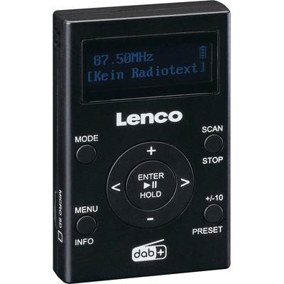 LENCO Digitalradio (DAB+) "PDR-011BK" Radios schwarz