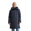 Wintermantel MARC O'POLO "aus recyceltem Polyester-Twill", Damen, Gr. 34, blau (deep night blau), Obermaterial: 100% Polyester; Füllung: 70% Daune, 30% Feder; Futter: 100% Polyamid, unifarben, casual, regular fit, Langarm, Mäntel