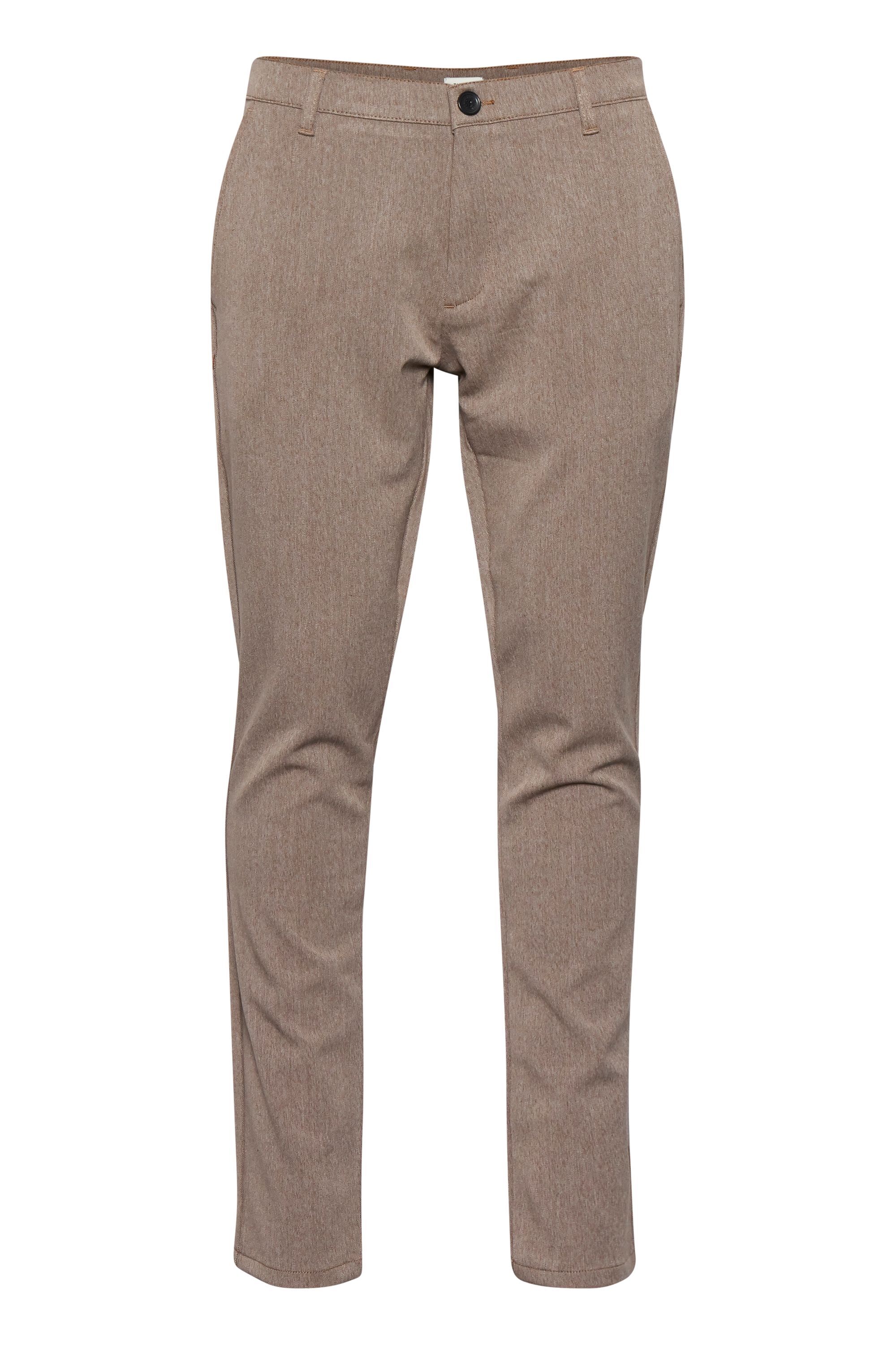 Stoffhose SOLID "Stoffhose SDFrederic", Herren, Gr. 29, Länge 30, braun (dune m), Obermaterial: 62% Polyester PES. 33% Viskose CV. 5% Elasthan EL., Hosen Stoffhose