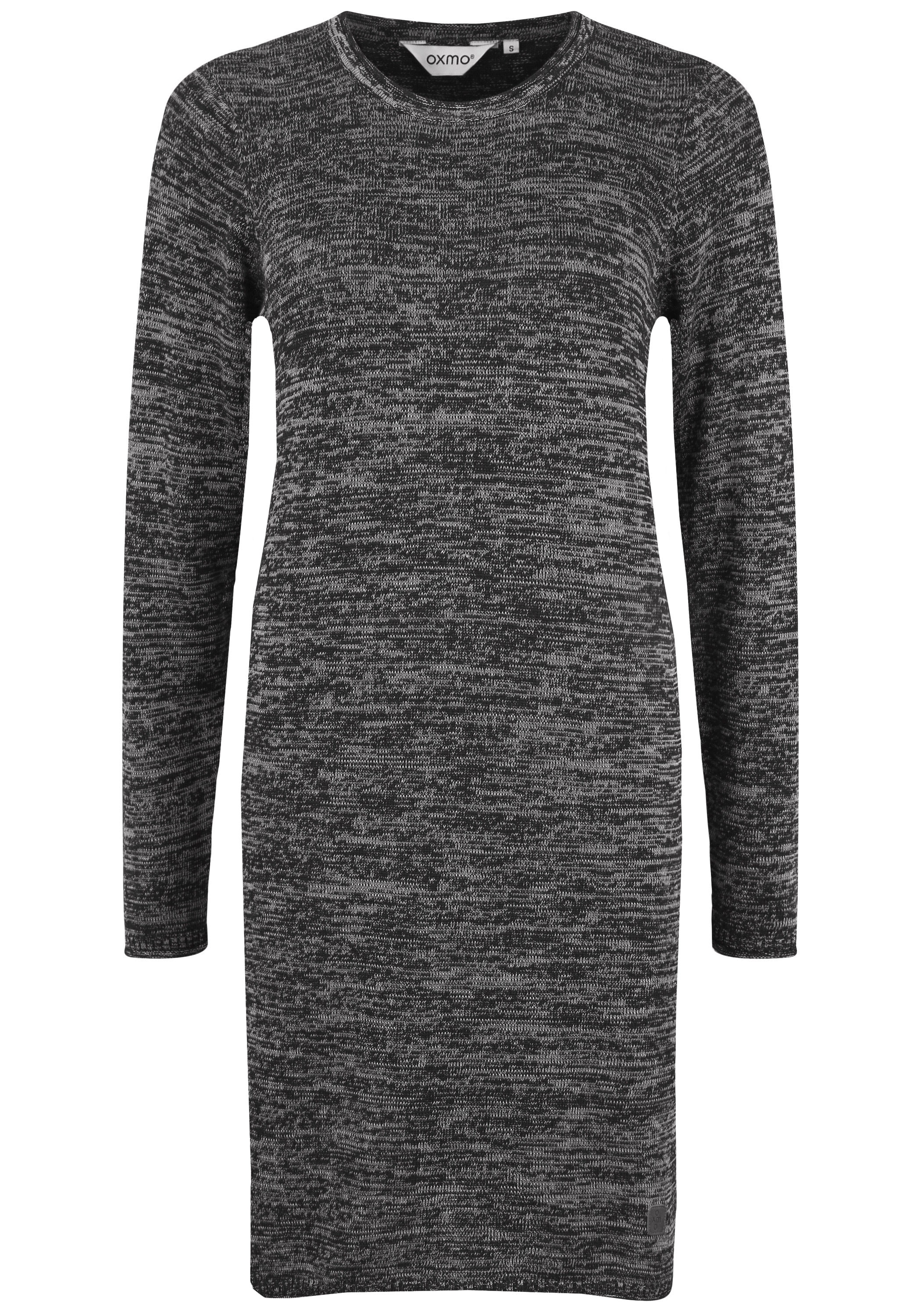 Strickkleid OXMO "Strickkleid OXDanielle", Damen, Gr. M, N-Gr, schwarz, Obermaterial: 50% Baumwolle CO. 50% Polyacryl PAN., Kleider Strickkleid Image