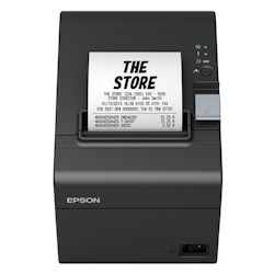 EPSON TM-T20III - Bon-Thermodrucker mit Abschneider, 80mm, Druckgeschwindigkeit 250mm/Sek., USB + Ethernet, schwarz Image
