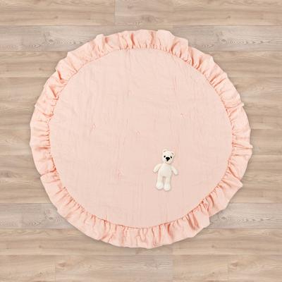 Lush Decor Baby Round Ruffle Play Mat Single 36" Diameter - 36" Diameter