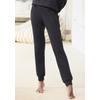 Sweathose FRENCH CONNECTION, Damen, Gr. 48/50, N-Gr, schwarz, Obermaterial: 55% Viskose (LENZING ECOVERO), 40% Polyester, 5% Elasthan. Taschenfutter: 100% Polyester, unifarben, Basic, bequem lang, Hosen