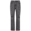 Bequeme Jeans 2Y STUDIOS "2Y Studios 2Y Firio Destroyed Straight Jeans", Herren, Gr. 31, Normalgrößen, grau, 100% Baumwolle, unifarben, casual, normal, Jeans