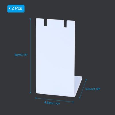 2pcs Earring Display Stand,Acrylic Earring Holder L Rack