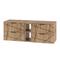 Mobile bagno senza lavabo effetto legno marrone 140cm