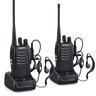 2 pz walkie talkie radio bidirezionale set bf 888s uhf 400-470mhz 16ch walkie-talkie radio ricetrasmettitore