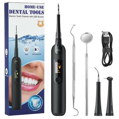 1pc Electric Dental Remover Kit Household Tartar Scraper Tartar Remove