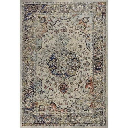HomeRoots 5 ft. 3 in. x 7 ft. 7 in. Polypropylene Ivory Area Rug - Ivory - 5 ft. 3 in. x 7 ft. 7 in.