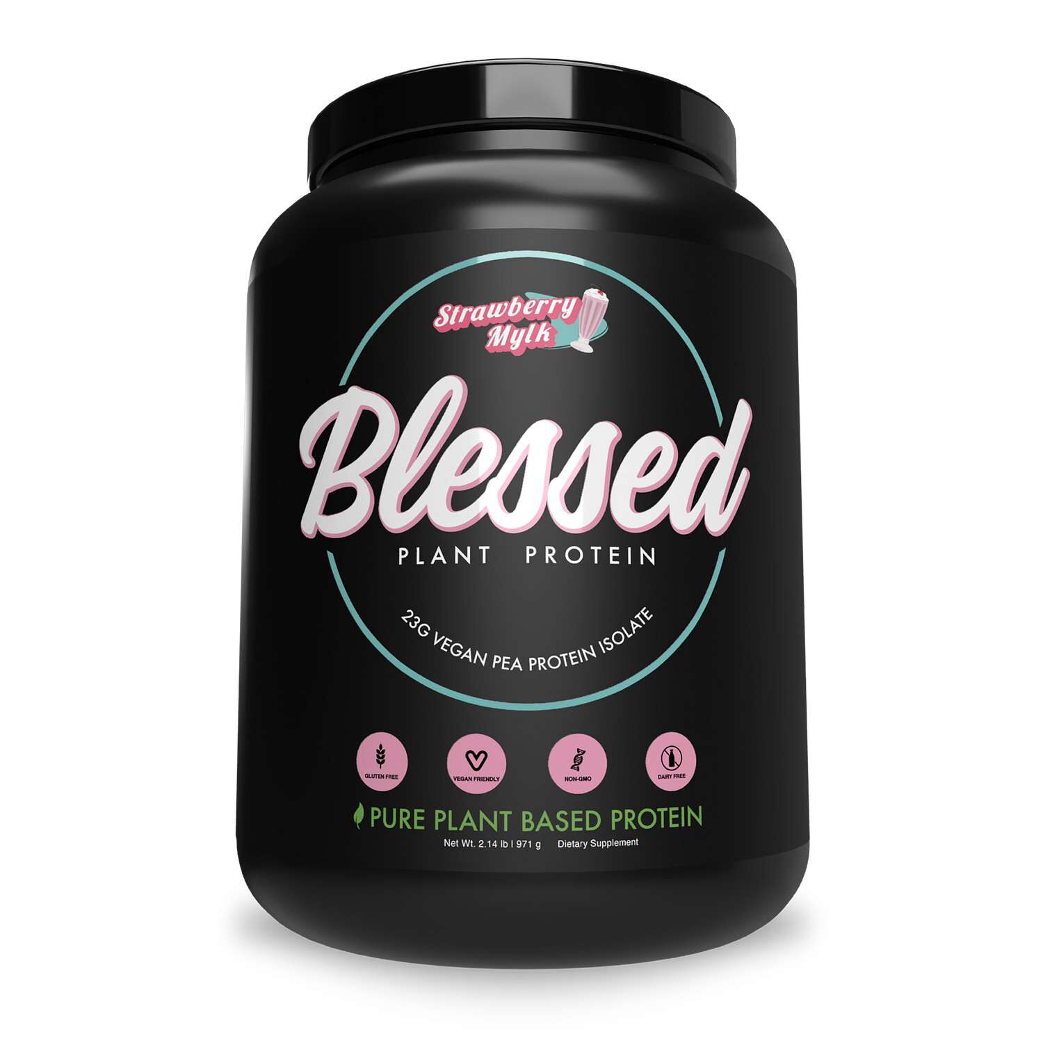 Plant Protein Powder - Strawberry Mylk (30 Servings)