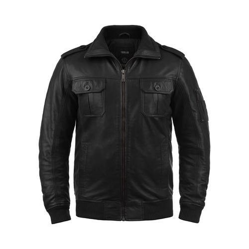 Lederjacke SOLID ""Lederjacke SDFamash"" Gr. L, schwarz Herren Jacken