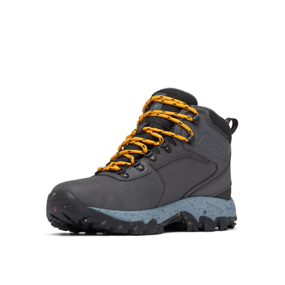 Wanderschuh COLUMBIA "NEWTON RIDGE™ WP OMNI-HEAT™ II", Gr. 41, grau (dunkelgrau, raw honey), Leder, sportlich, Schuhe, w