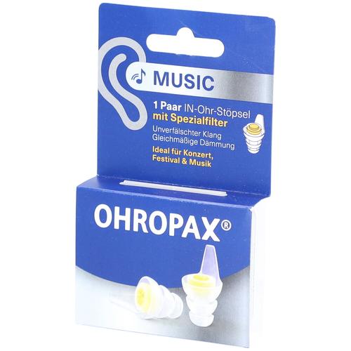 Ohropax Music Filterstöpsel In-Ohr 2 St