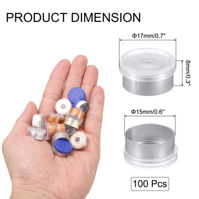 Flip Off Caps 100PCS Burr-Free Flip Off Top Caps