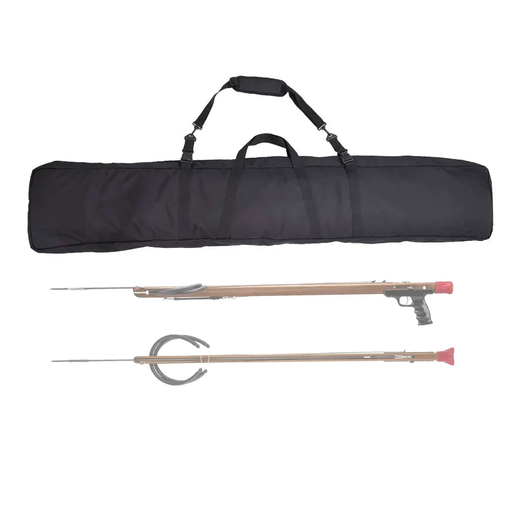 Gepolsterte Spear Fishing Gun Case Harpune Reisetasche Shafts Keeper Image