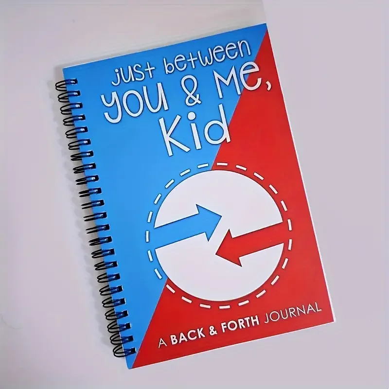 Interaktives Eltern-Kind-Back- und Forth-Tagebuch – „Just Between You & Me, Kid“ – Kreatives Notizbuch für die Bedeutung Image