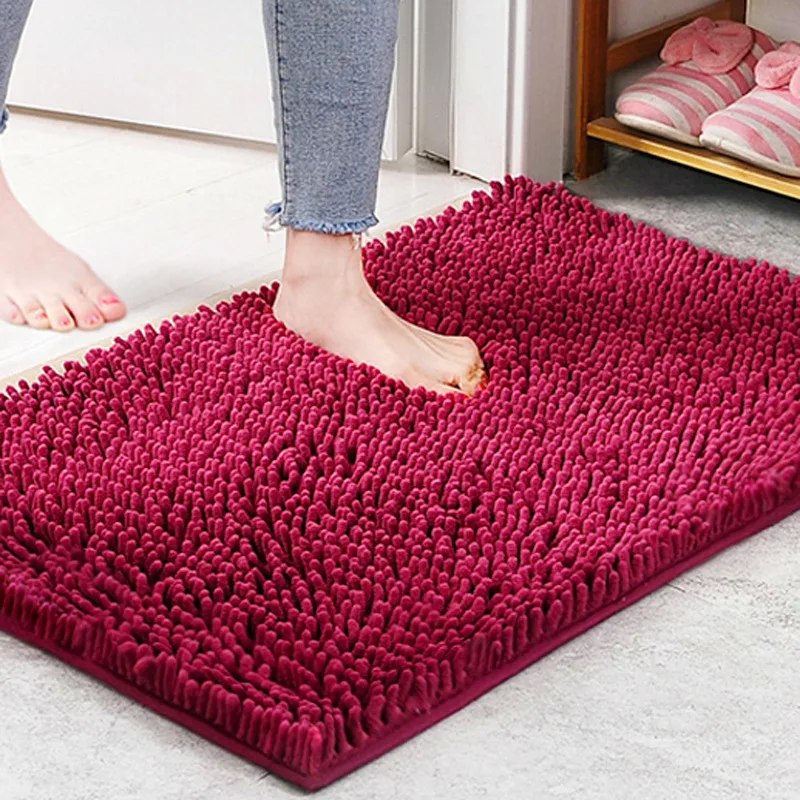 Teppich Teppich Schlafzimmer Plüsch Matte Zimmer Dekor Bad Teppiche für Zimmer Fuß Teppiche Wohn dekoration Home Boden Bad Küche Tür matten Image
