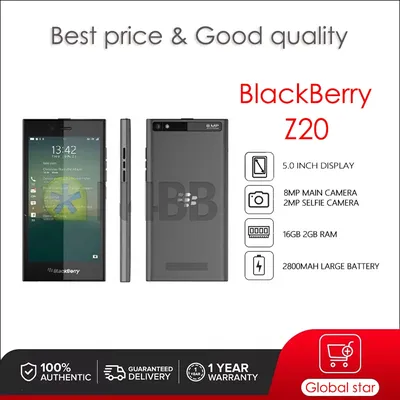 Blackberry Leap Z20 Refurbished Original Unlocked Cellphone 4GB 512MB RAM 3MP Camera