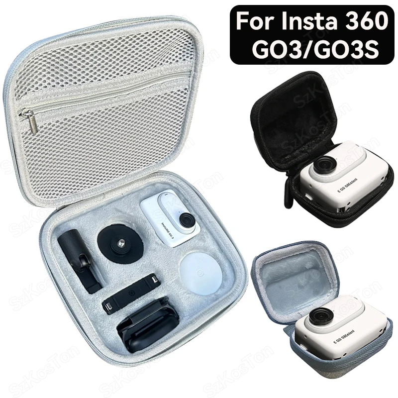 Für insta go 3s/go 3 Trage tasche tragbare Reise wasserdichte Aufbewahrung tasche für insta360 go 3s/go 3 vlog Zubehör Image