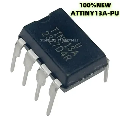 5PCS 100% NEUE ATTINY13A-PU TINY13A DIP8 ATTINY13A ATTINY13 DIP-8 Image