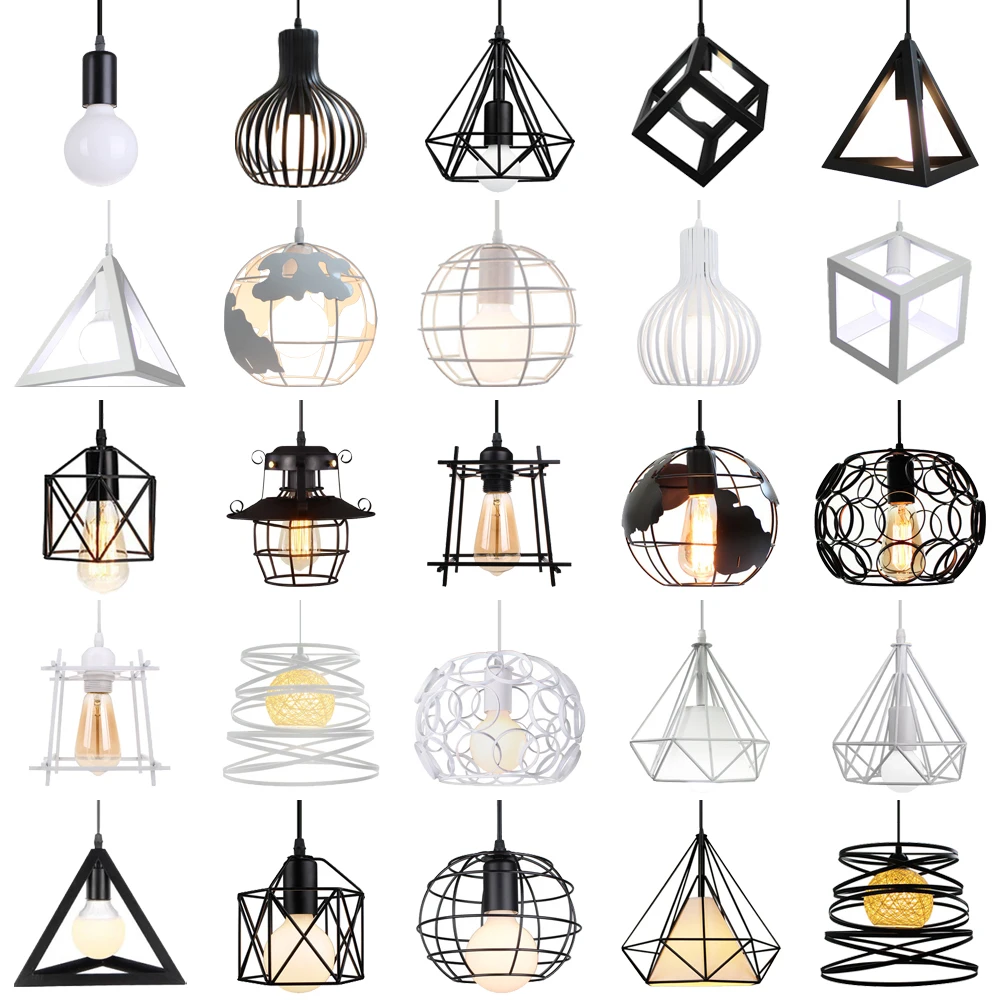 Moderne Vintage Pendel leuchte Loft Retro industrielle Decke Kronleuchter Lampe E27 Messing Hängelampe Haupt beleuchtung für Wohnzimmer
