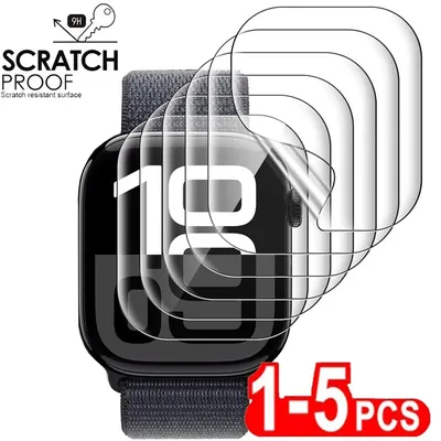 1-5PCS Hydrogel Film Für Apple Uhr Serie 10 42mm 46mm 9 8 7 SE 40MM 44MM 41MM 45MM iWatch Ultra 2 Image