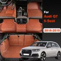 Tappetini per auto per Audi Q7 (5 posti) 2016 2017 2018 2019 Tappetino per bagagliaio per auto Tappetini per auto Copri tappeti accessori interni
