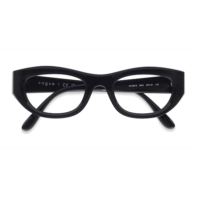 Unisex s horn Black Eco Friendly,Plastic Prescription eyeglasses - Eyebuydirect s Vogue Eyewear VO5615