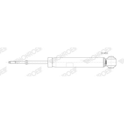 Monroe Stoßdämpfer [Hersteller-Nr. G1455] für Citroën, Mitsubishi, Peugeot Image